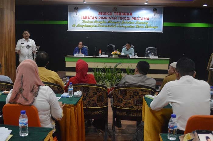 Bupati Buka Seleksi Terbuka JPT Pratama Pemkab Bone Bolango